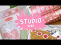 studio vlog 03 🌷 | my first washi tape (and imposter syndrome) + working on art