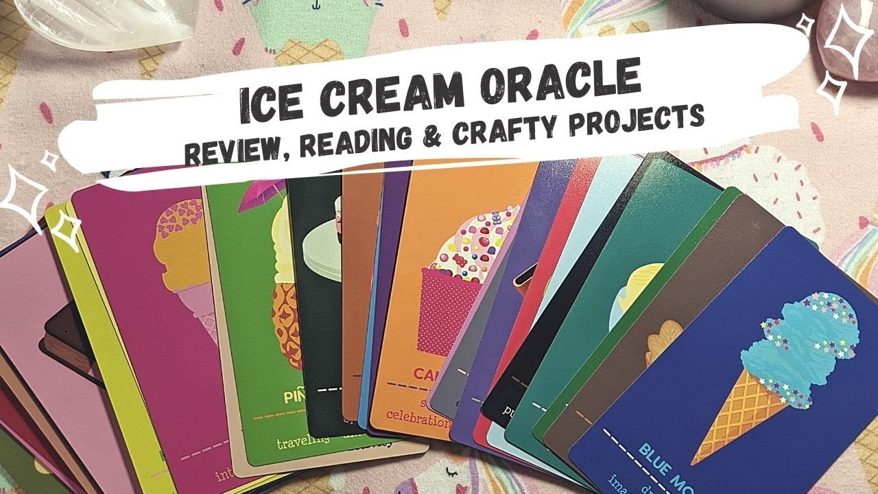 Ice Cream Oracle 🍨 Deck Review, Reading, and Crafty Fun!🍦😁 It's here