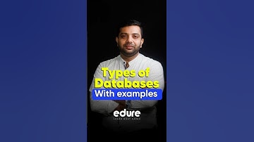 Types of Databases with examples #shorts
