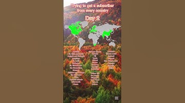 Trying to get a subscriber from every country Day 2#map #geography #subscribe #coutries#shorts#viral