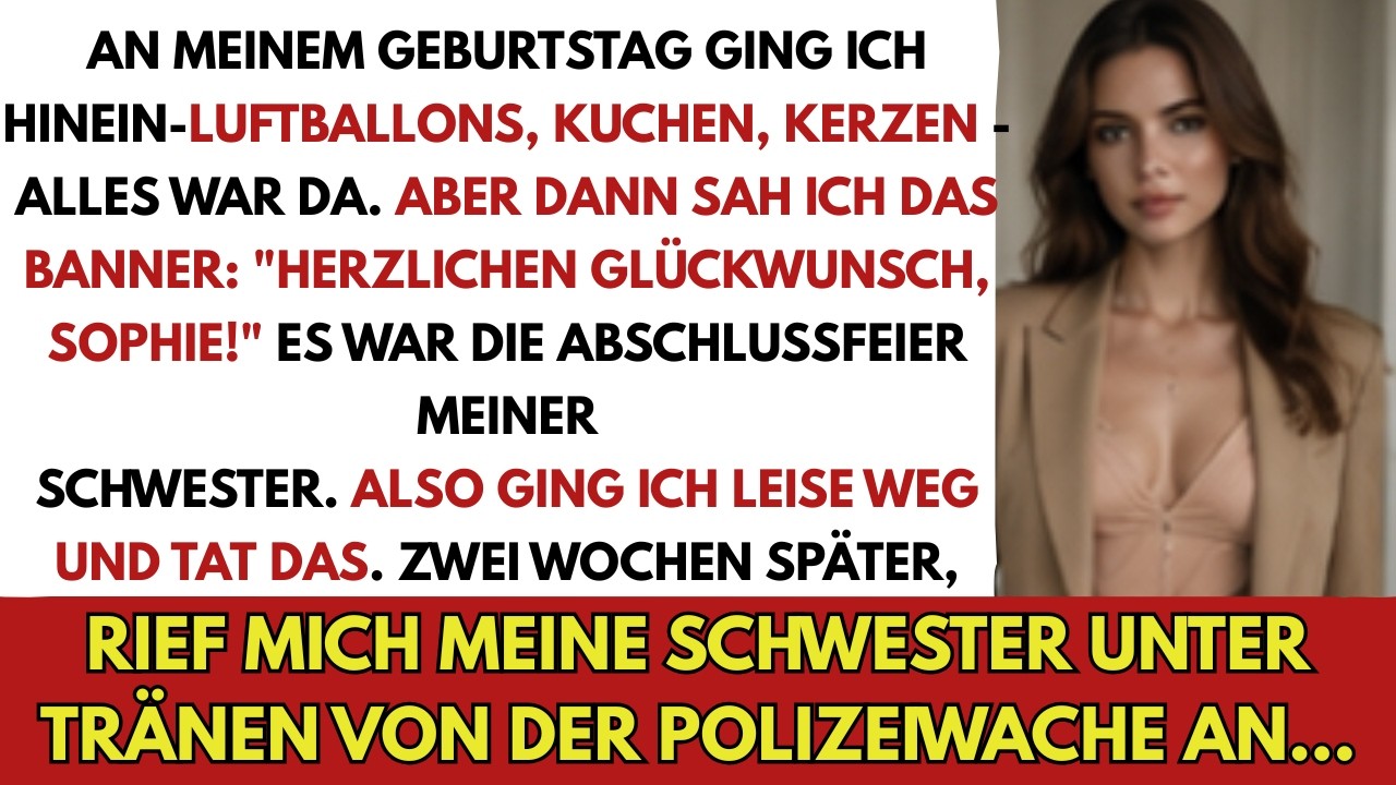 Ich lief in den Raum, und alle klatschten – für mich. Drei Sekunden lang glaubte ich, meine Familie hätte meinen Geburtstag endlich nicht vergessen. Dann sah ich das Banner: „Herzlichen...