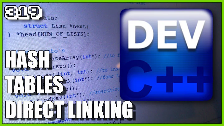 Hash Tables in C++ Direct Linking method using linked lists