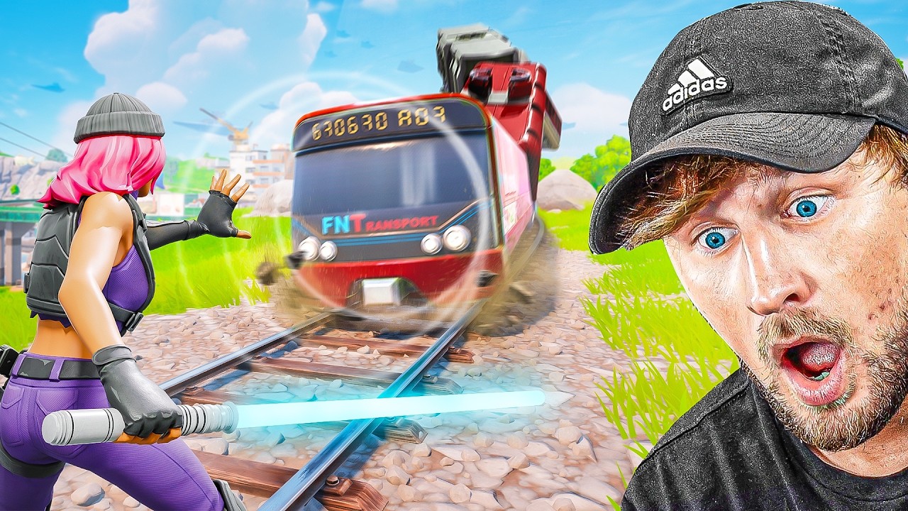 Using Star Wars Items To Stop The Train!