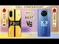 POCO F3 GT vs Poco x3 Pro Full Comparison | Which One is Best X3 Pro OR F3 GT