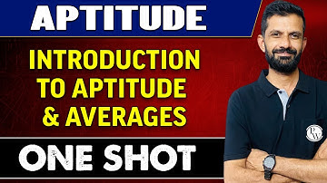 Aptitude | Introduction to Aptitude & Averages | GATE 2023 | For All Branches