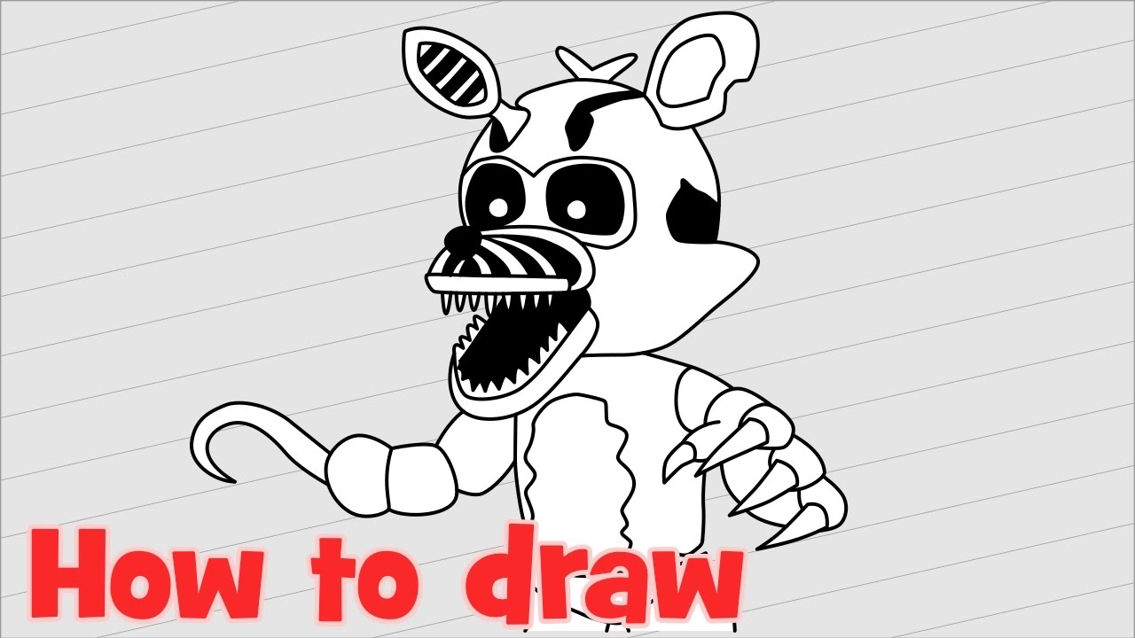 How to Draw Nightmare (FNAF World) 