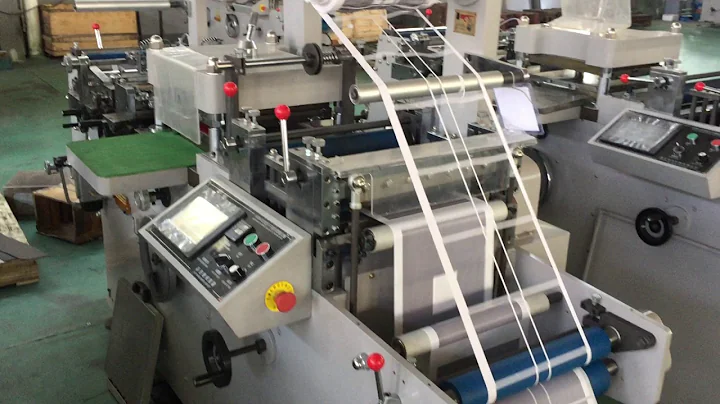 WTM2184 WQM-320G label die cutting machine (test)