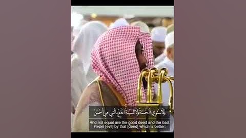 ولا تستوي الحسنة ولا السيئة / تلاوة مباركة من سورة فصلت للشيخ عبدالله الجهني