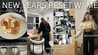 2024 RESET: WHAT'S MY VIBE FOR 2024?!!!  starting 75 soft & why, BUDGET GOALS + vision board night