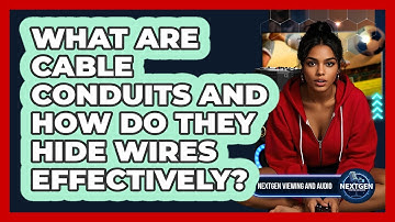 What Are Cable Conduits And How Do They Hide Wires Effectively? - NextGen Viewing and Audio