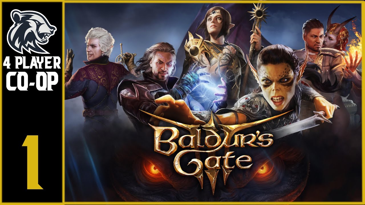 The Adventure Begins - 4 Player Co-op - Baldur's Gate 3 Gameplay #1 