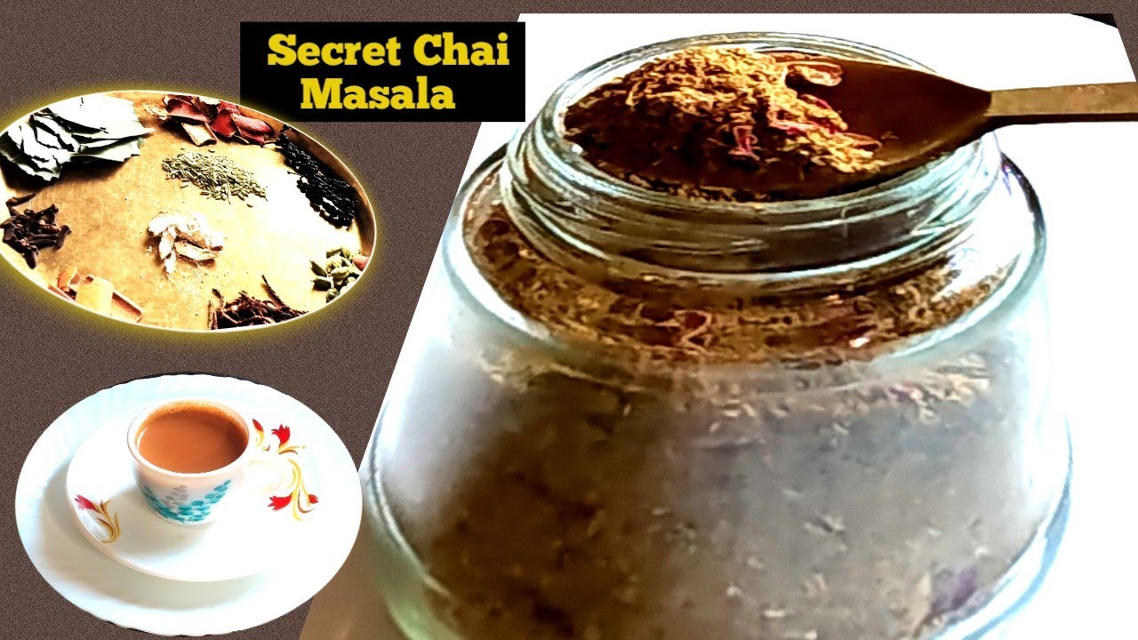 Natural Immunity Boosting Chai Masala Recipe 🌿 | How to Make Adrak Wali Chai Masala At Home