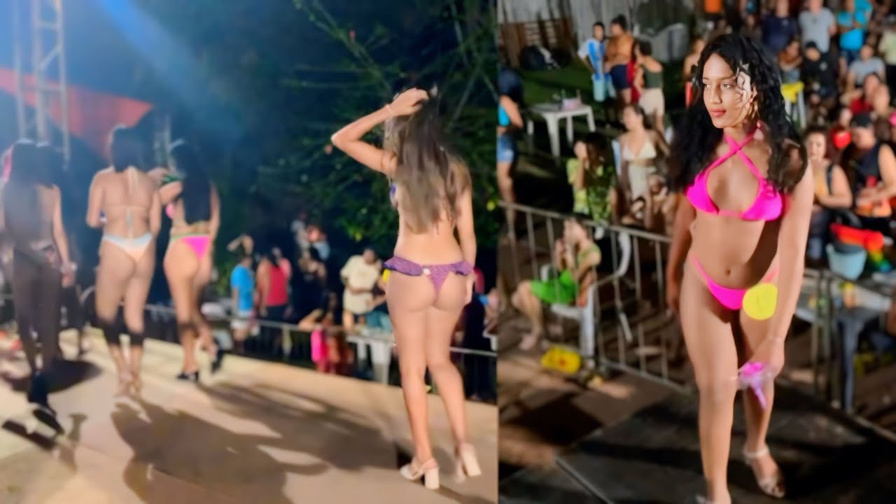 ⁣O desfile final das modelos no Garota Verão Murinin 2023