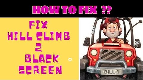 #blackscreen #hillclimb2 #solved HOW TO FIX BLACKSCREEN PROBLEM IN HILL CLIMB 2 | FING 24 😌
