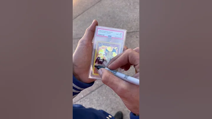 Logan Paul Signed My Charizard 🐉