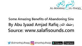 Some Amazing Benefits of Abandoning sins - By Abu Iyaad Amjad Rafiq screenshot 3