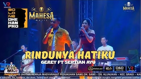 RINDUNYA HATIKU GERY FT SEPTIAN AYU MAHESA MUSIC IRMAS DHEHAN PRO KY SENTU 2025