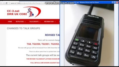 Retevis Hytera DMR Code Plug Demo UK CC-3 Andy Proctor