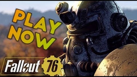 Fallout 76 Xbox One Beta Livestream
