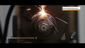 How to overlay nickel-based alloy and tungsten carbide on  surface of valve ball by laser cladding