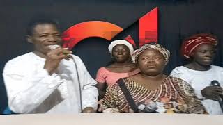 TOLUWA NI IYIN AND SISTER OLAWUMI KEHINDE ON DAY 14 OF ONLINE PRAISE AT CJ STUDIO