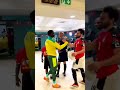 Sadio Mane and Mo Salah hugged before the big clash AFCON 2021 Final ☺