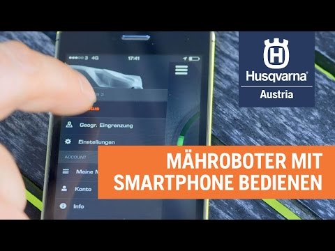 Husqvarna Automower® mit Smartphone orten und einstellen