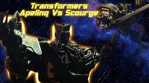 Apelinq VS Scourge Retold |Transformers Stop Motion|