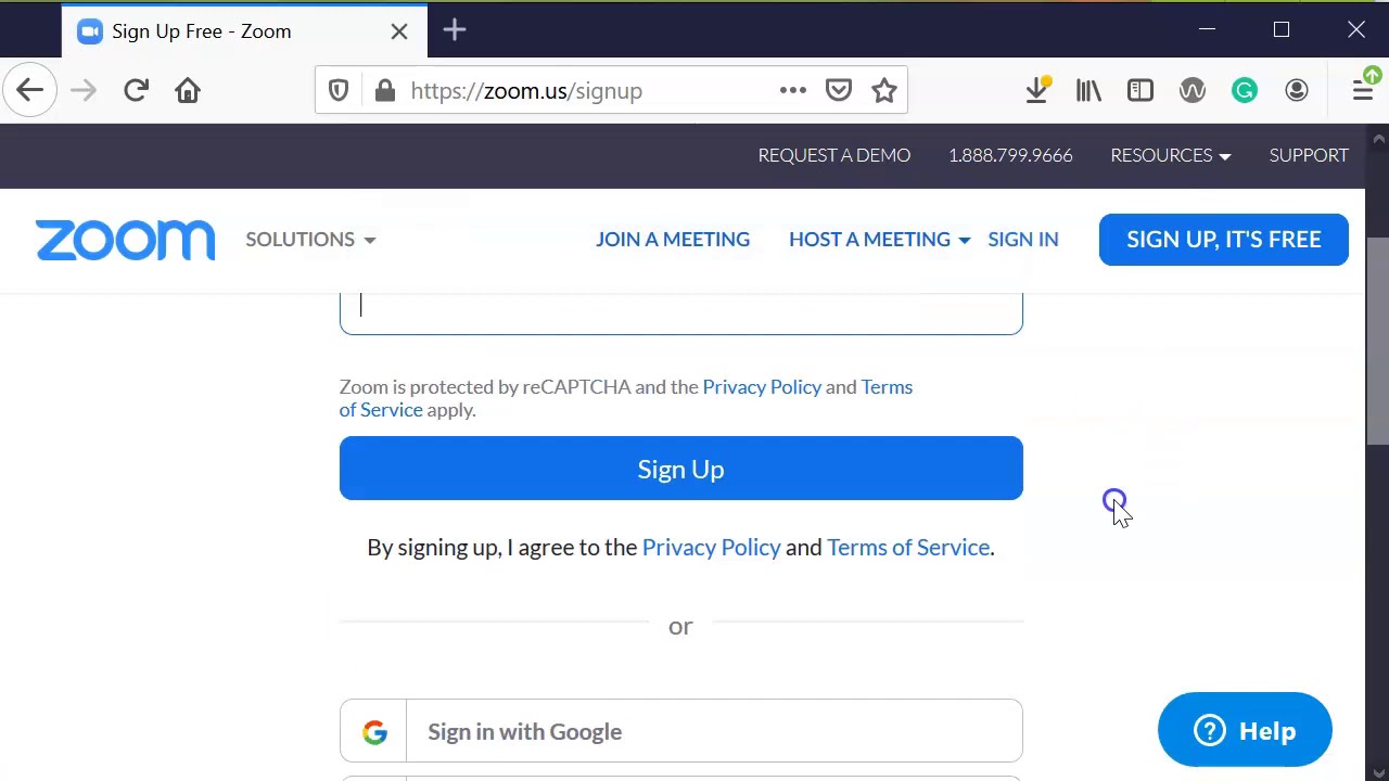 How to Sign up for A Zoom Basic Account - youtube