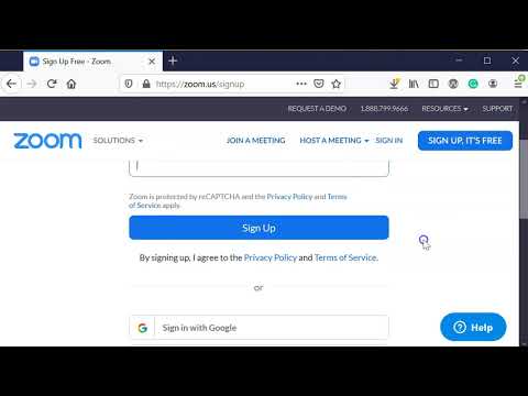 Video How to Sign up for A Zoom Basic Account - youtube