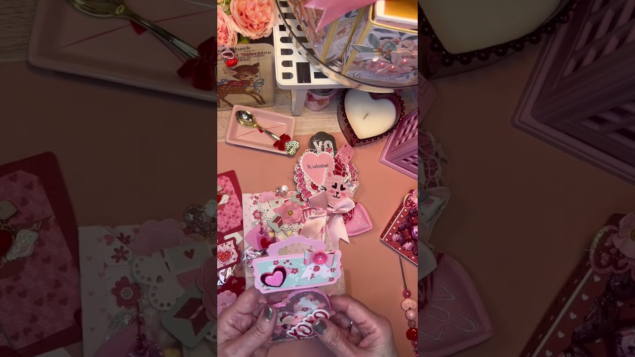 Red Hot Valentine Swap from Julie @craftdesignsbyjulie 