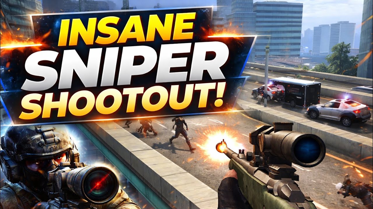 Deadly Sniper Action on the Bridge 🔥 | Sniper Shooter Game