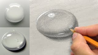 Как нарисовать каплю воды. How to Draw Water Drop