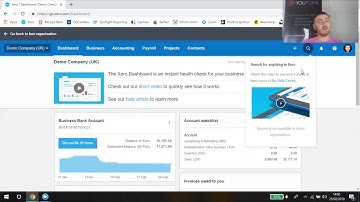 Xero Dashboard overview