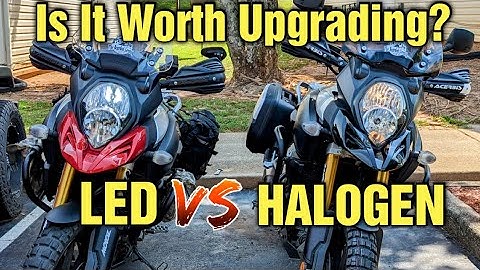 Motorcycle LED Headlight Conversion | Install & Test | V-strom 1000 / V-strom 650 & 650xt