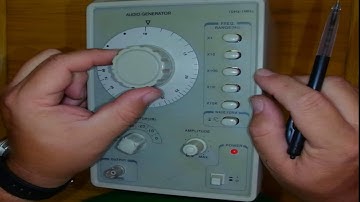 13 AUDIO GENERATOR BASIC CONTROLS