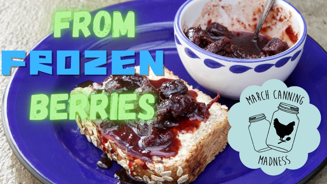 How To Make Jam From Frozen FruitMARCH CANNING MADNESS YouTube