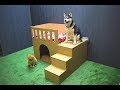 How to Make Puppy Dog House from Cardboard How to Make Puppy Dog House from Cardboard