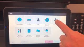 Konica Minolta iSeries: How to change default screen layout