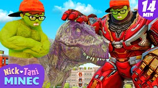 Nick Hulk-Buster Lost In The Jurassic Era - Scary Teacher 3D Dinosaur Park