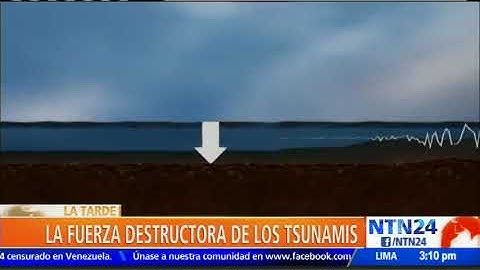 Vea cómo se producen los tsunamis