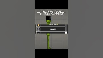 How to get the "hacker achievement" in melon playground #melonplayground #shorts