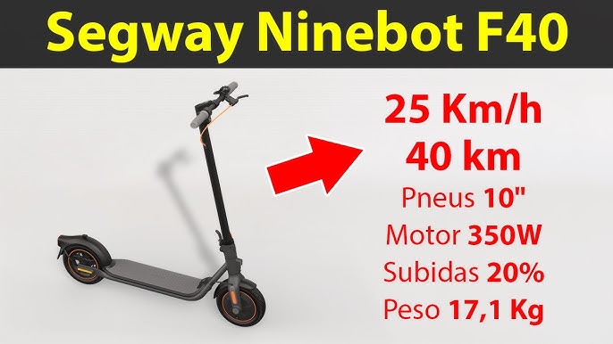 Trotinete Eléctrica Ninebot by Segway KickScooter F40E