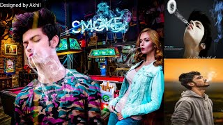 Ps touch mobile II Smoking manipulation editing|| best editing||photoshop touch tutorial screenshot 5