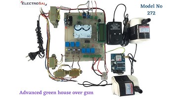 GREEN HOUSE MONITORING OVER GSM USING ARDUINO  //Engineering / electrical / electronic / project
