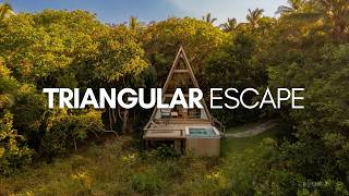 Inside a Unique Triangular Cabin Hidden in Brazil’s Forest