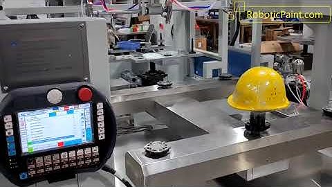 RPG 6 Axis Robotic Painting Machine for Helmet