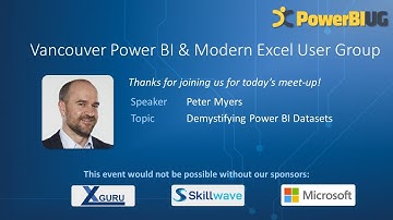 Vancouver Power BI & Modern Excel Usergroup Meeting - Power BI Track   Sep 2021