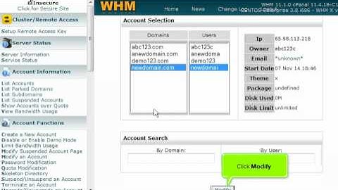 Disable or enable Demo mode in WHM | FastDot Cloud Hosting