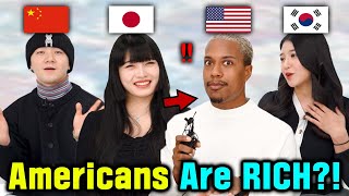 Japanese, Korean, Chinese React to Top 10 Things Non-Americans Don&#39;t Know About USA!